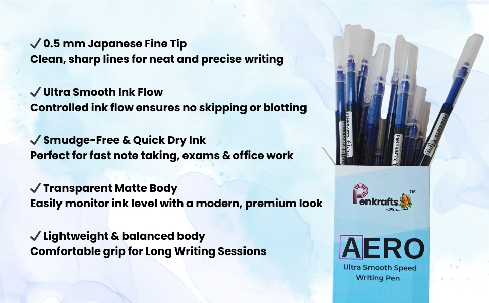 AERO Ultra Smooth Speed Writing Roller Pen — detail 2