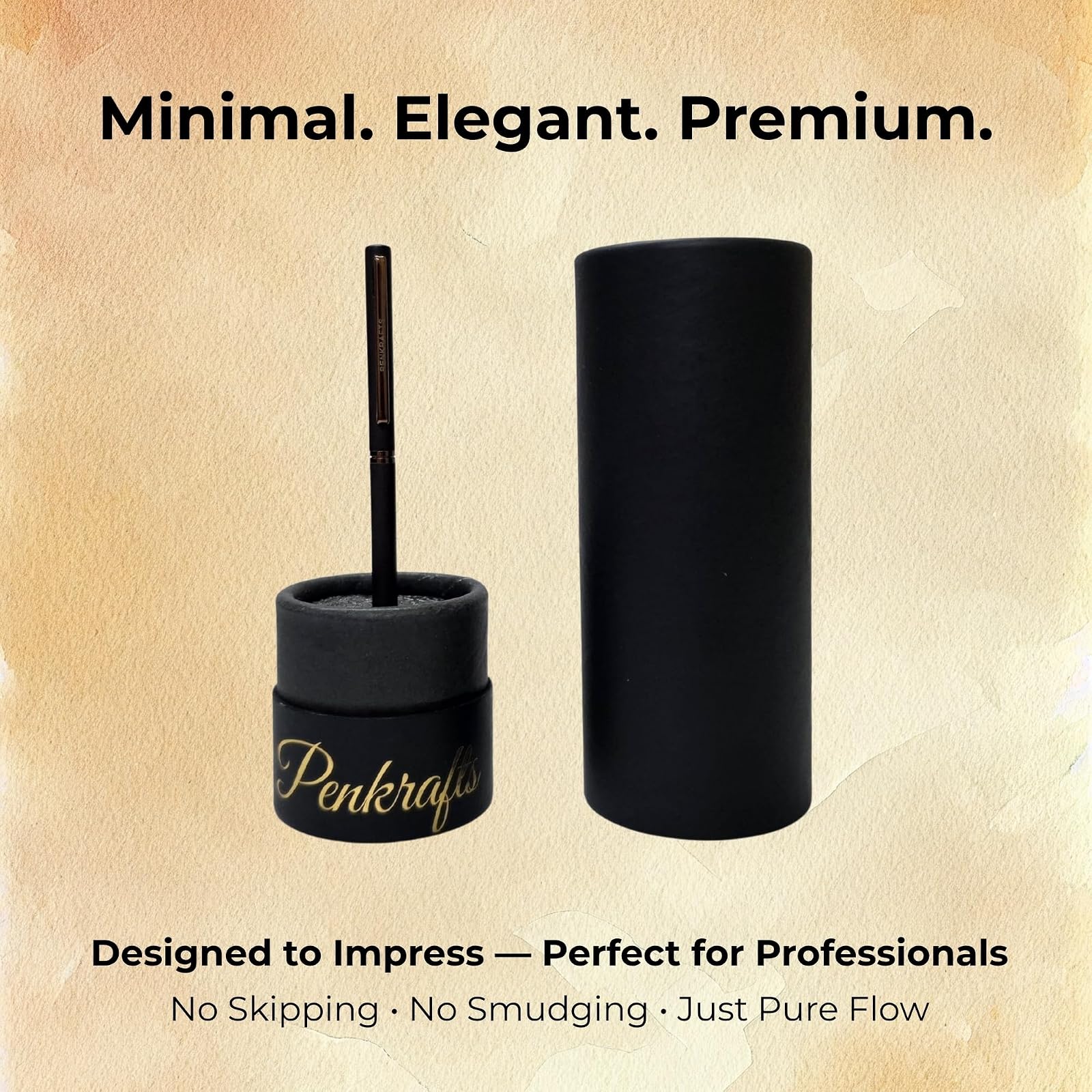 Brew Write Coffee Roller Ball Pen | Premium Slim Metal Pen | Smooth Writing Executive Pen | Coffee Inspired Luxury Gift Pen with Box for Men & Women - Chocolate Brown — photo 9