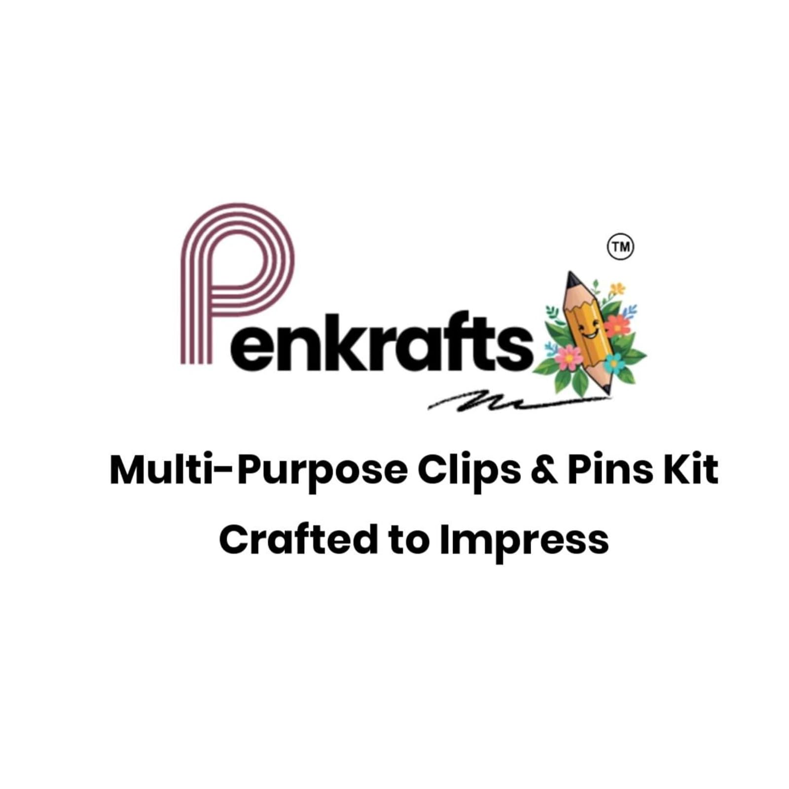 Clips & Pins Kit, 600+ Pieces, Stationery Organiser Box with Paper Clips, Binder Clips, Push Pins, T-Pins & Assorted Pins for Office, School & Home — photo 10