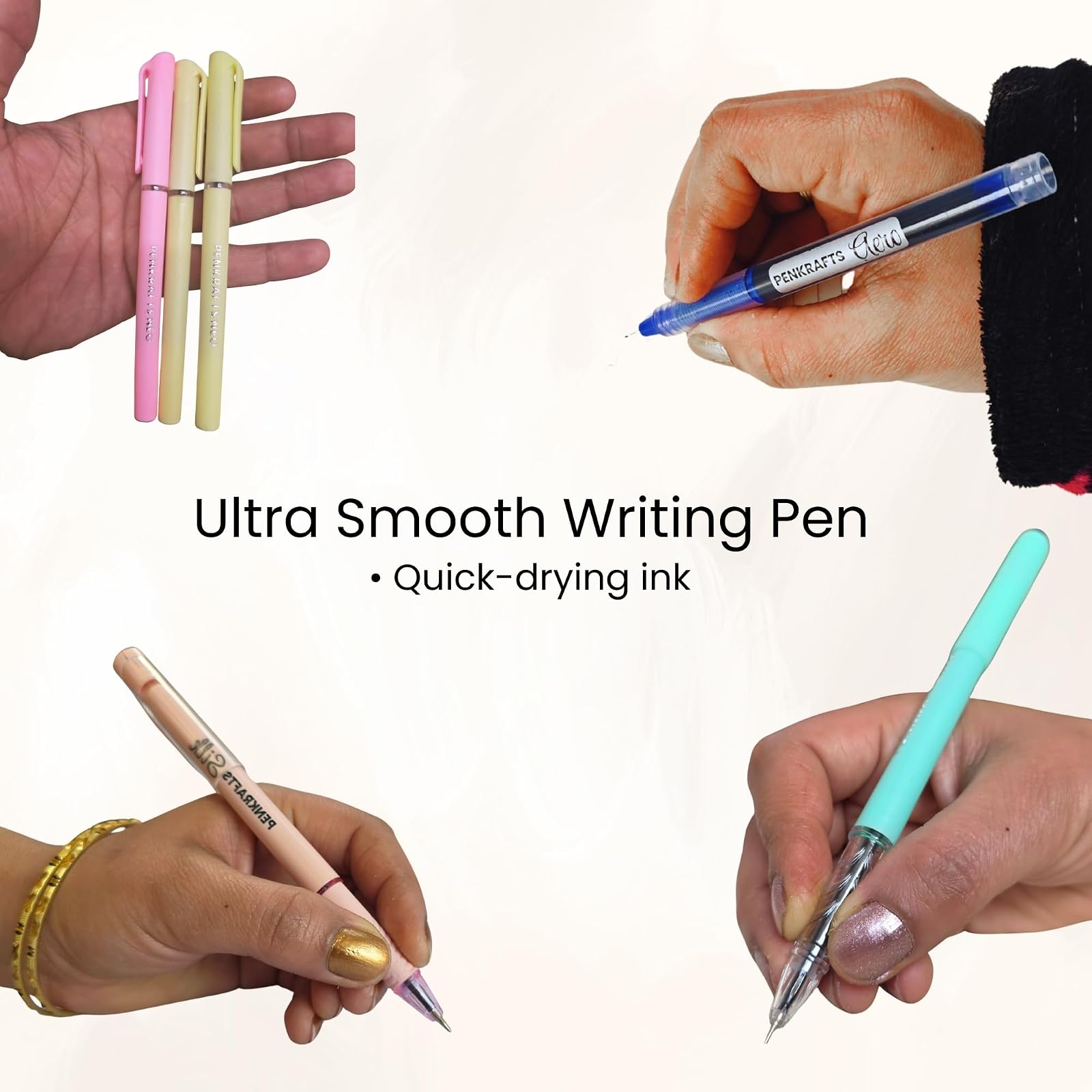 Combo Pack of 3 Writing Pens | NEO, AERO & Silk | Ultra Smooth Ball Pens | Blue Ink | 0.5 & 0.7 mm | Pack of 30 Pens for School Office Home & Gifting | Blue Ink Pen Set — photo 7