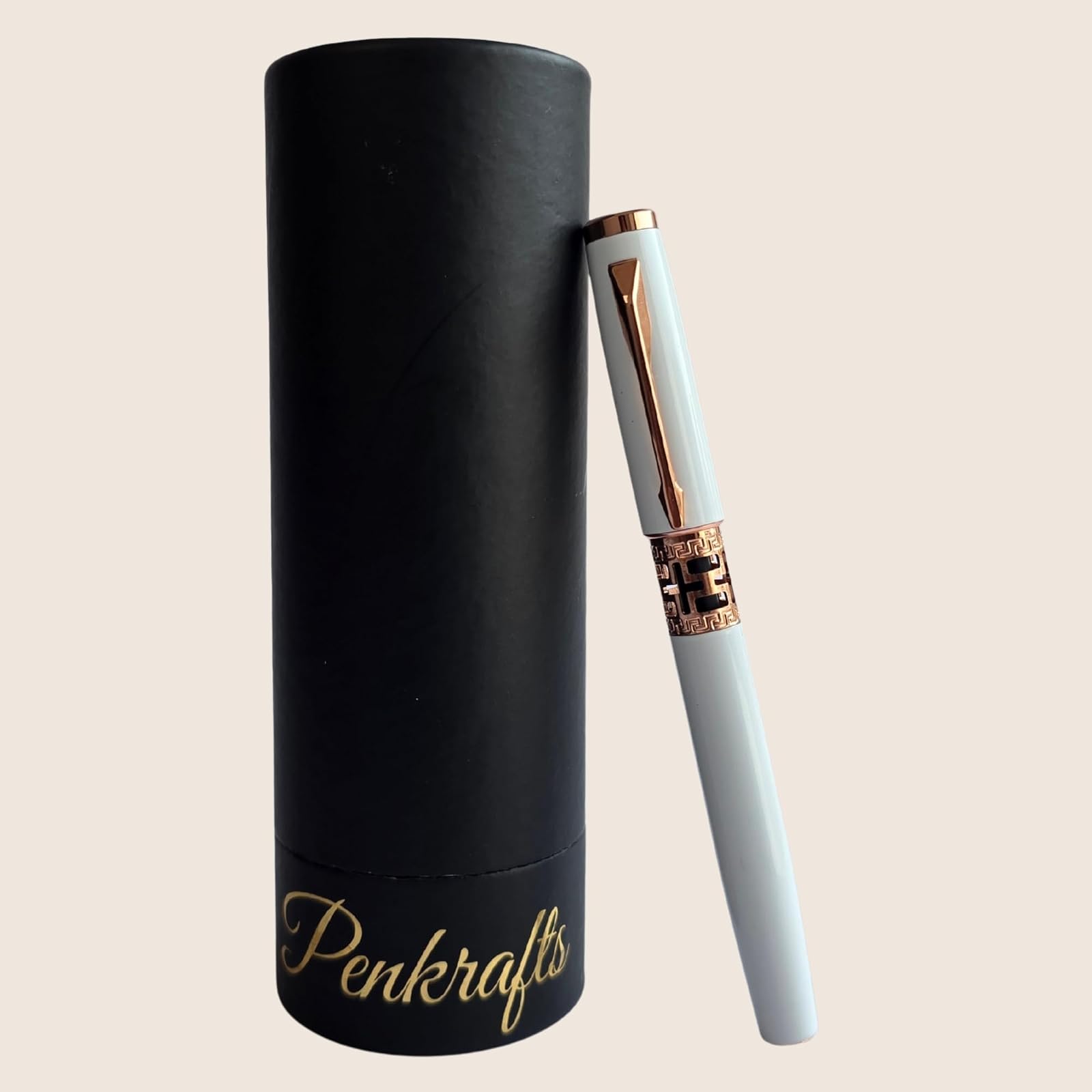 Infinity Cut Luxury Roller Pen – Premium Professional Writing Pen for Office, Business & Gift | Smooth Writing Refillable Pen (Rose Gold) — photo 12