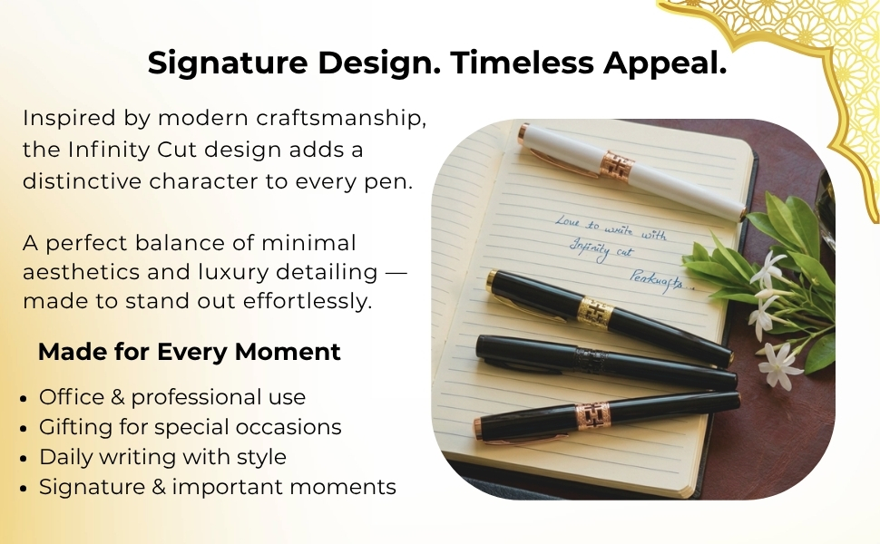 Infinity Cut Luxury Roller Pen – Premium Professional Writing Pen for Office, Business & Gift — detail 1