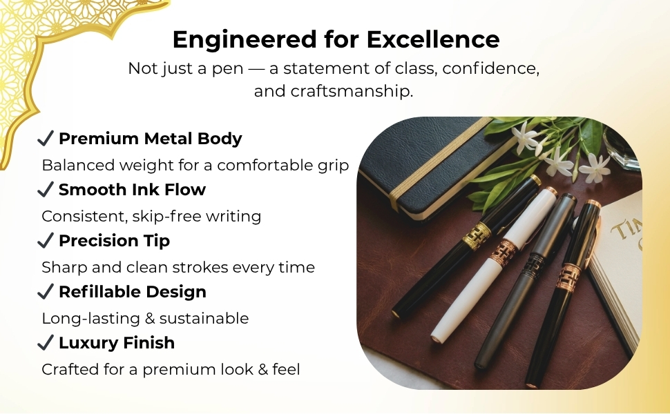 Infinity Cut Luxury Roller Pen – Premium Professional Writing Pen for Office, Business & Gift — detail 2