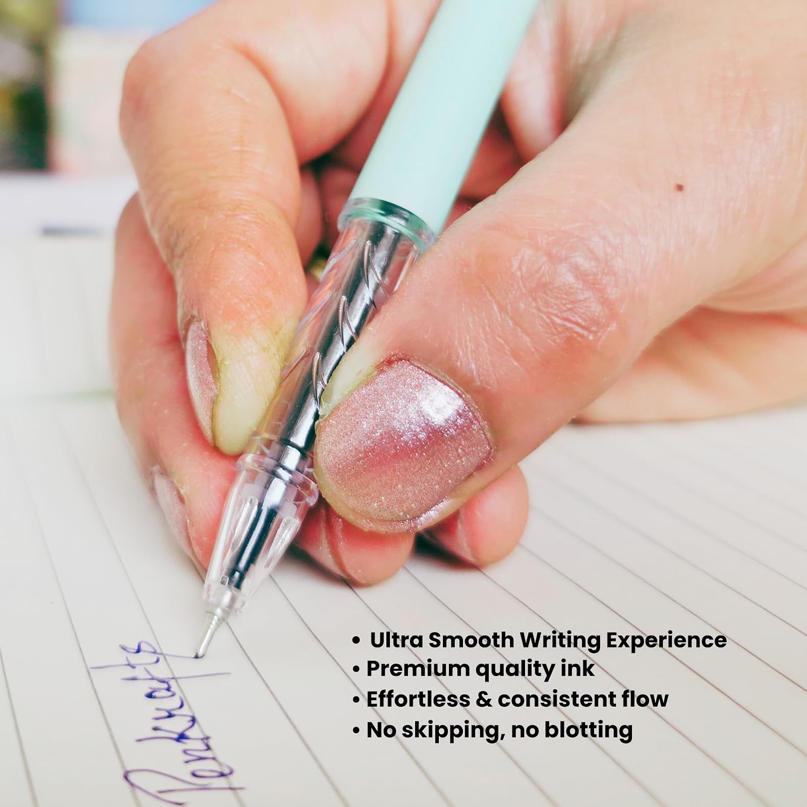 NEO Bold Smooth Writing Pen | 0.7 mm Tip | Premium Soft Touch Body | Stylish Everyday Pen | Pack of 10 | 1 Year Non-Dry Ink Assurance — photo 10