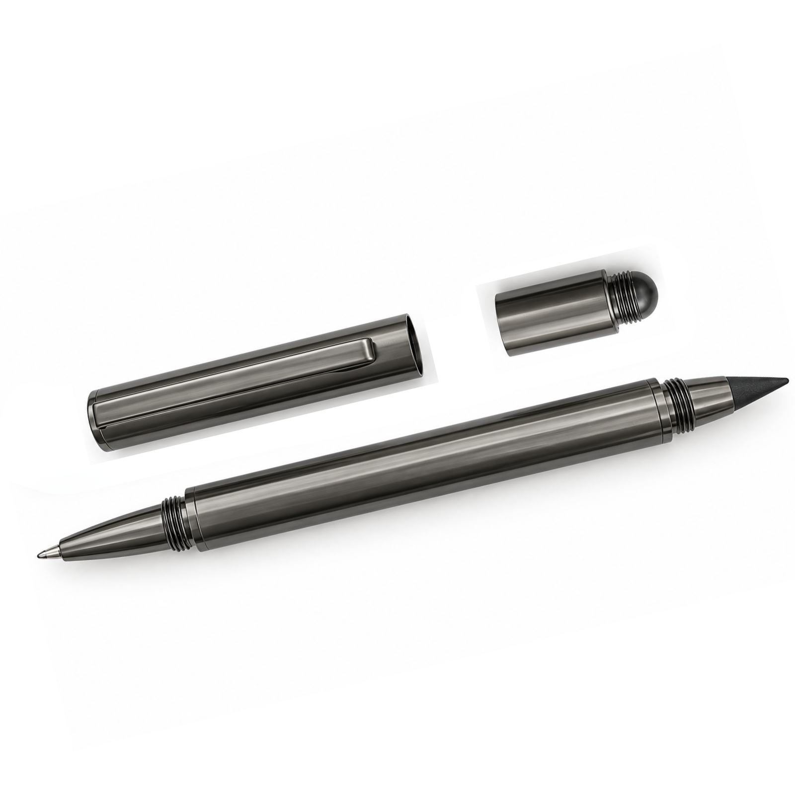 TwinWrite 2-in-1 Rollerball Pen with Everlasting Metal Tip | Screw Mechanism — photo 2